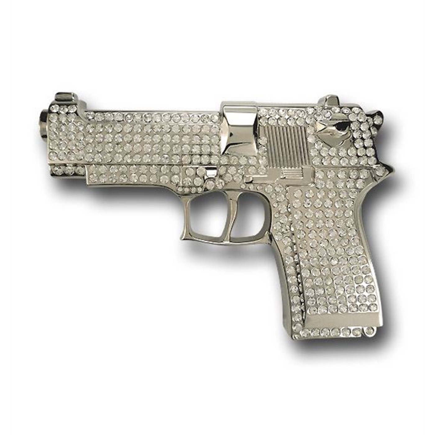 Frank's 9mil Bling Handgun Belt Buckle