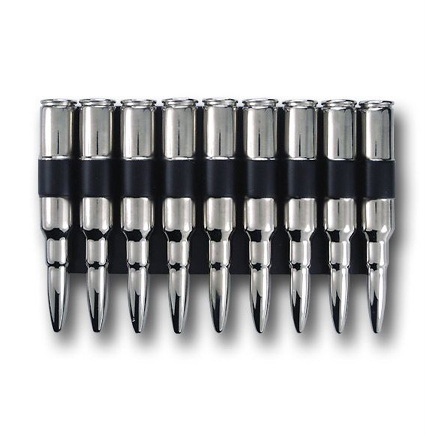Frank's Chrome 7.62 Bullets Belt Buckle