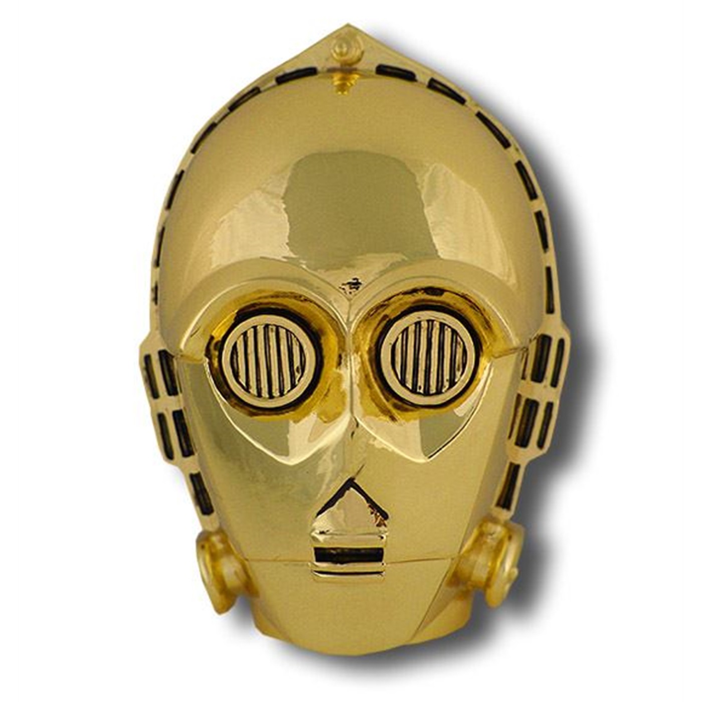 Star Wars C3-PO Head Belt Buckle, Yellow