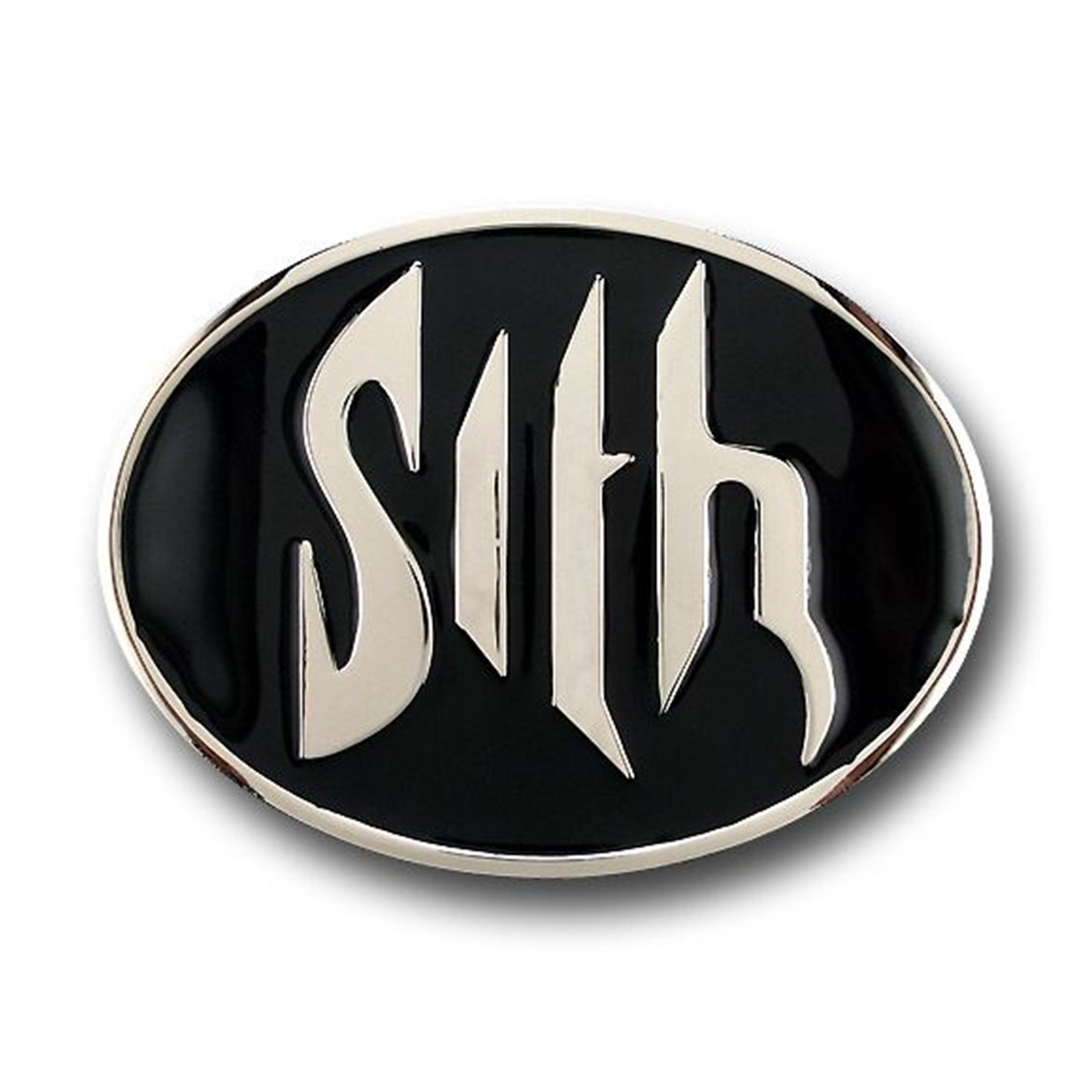 Star Wars Sith Oval Chrome Belt Buckle