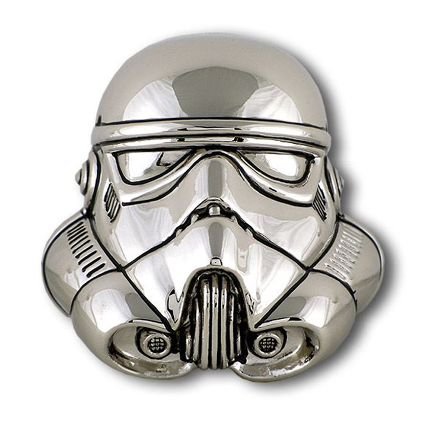 Star Wars Stormtrooper Head Chrome Belt Buckle