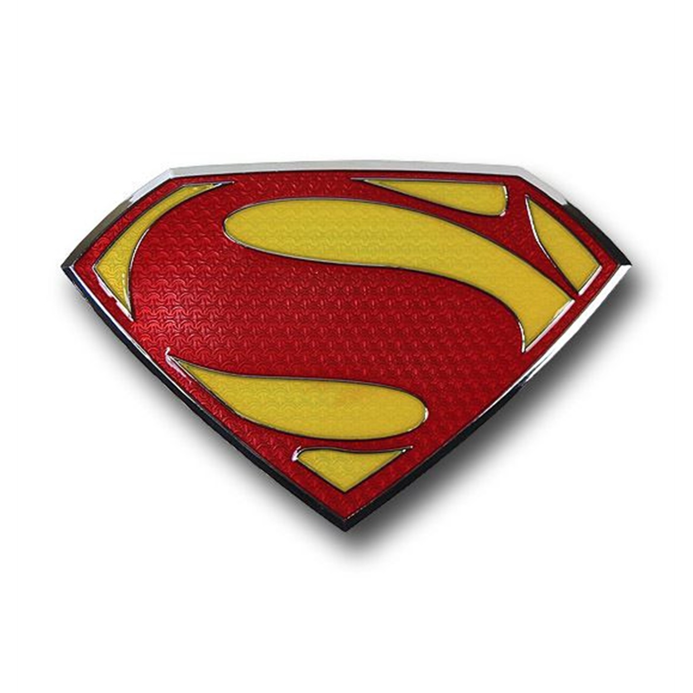 Superman Man of Steel Symbol Belt Buckle, Red