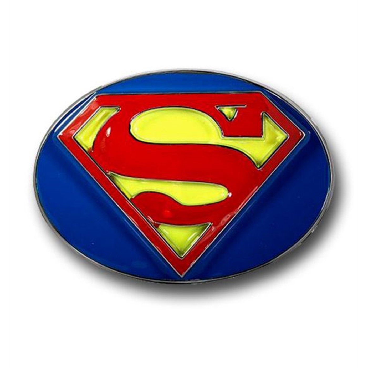 Superman Buckle Oval Belt Buckle