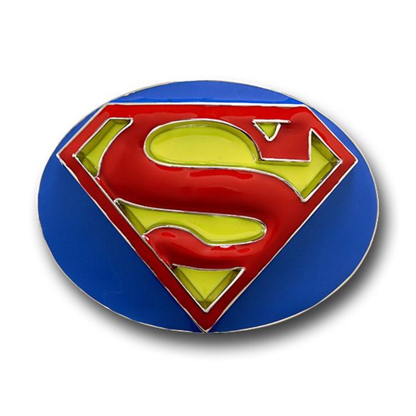 Superman Oval 3D Belt Buckle