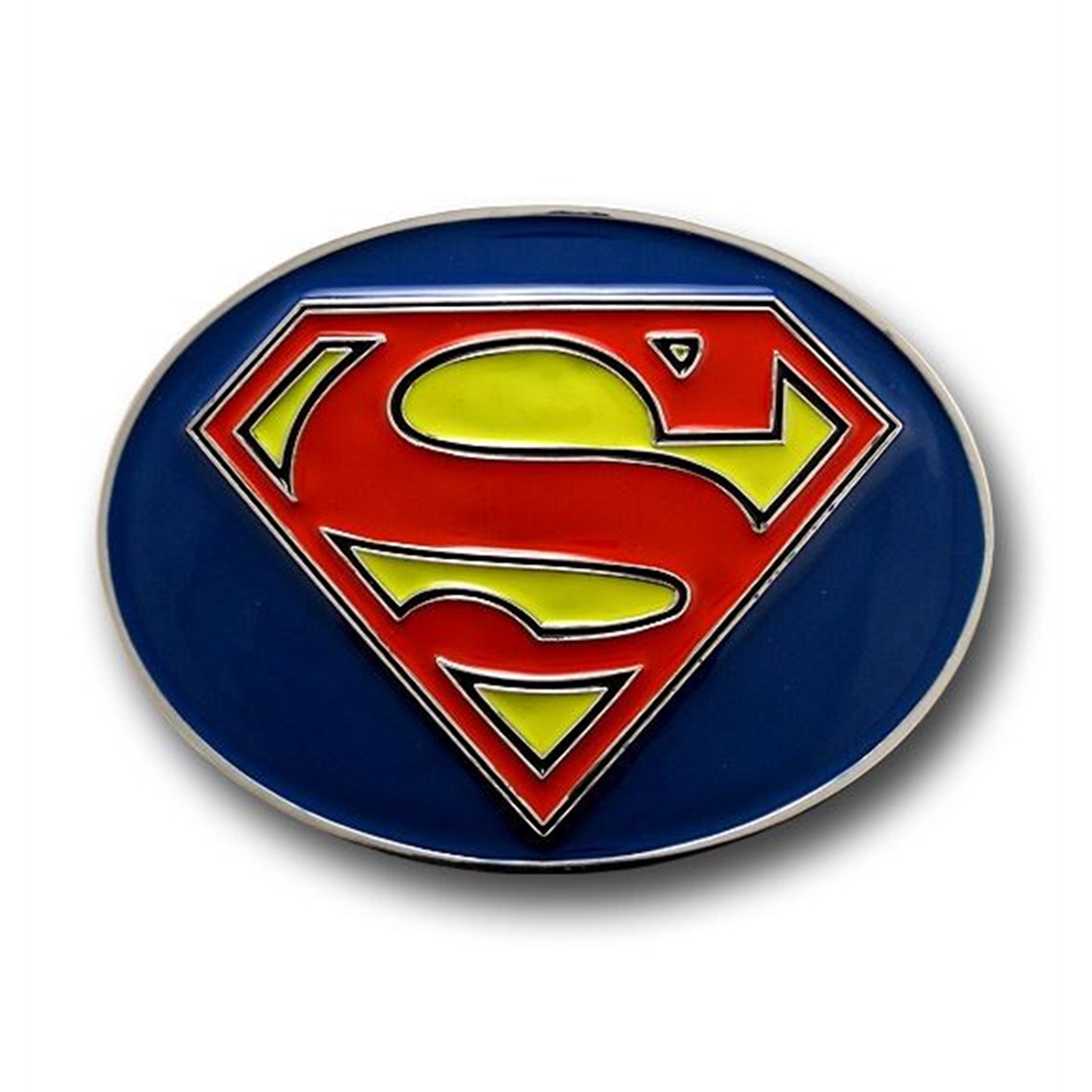 Superman Large Oval Belt Buckle