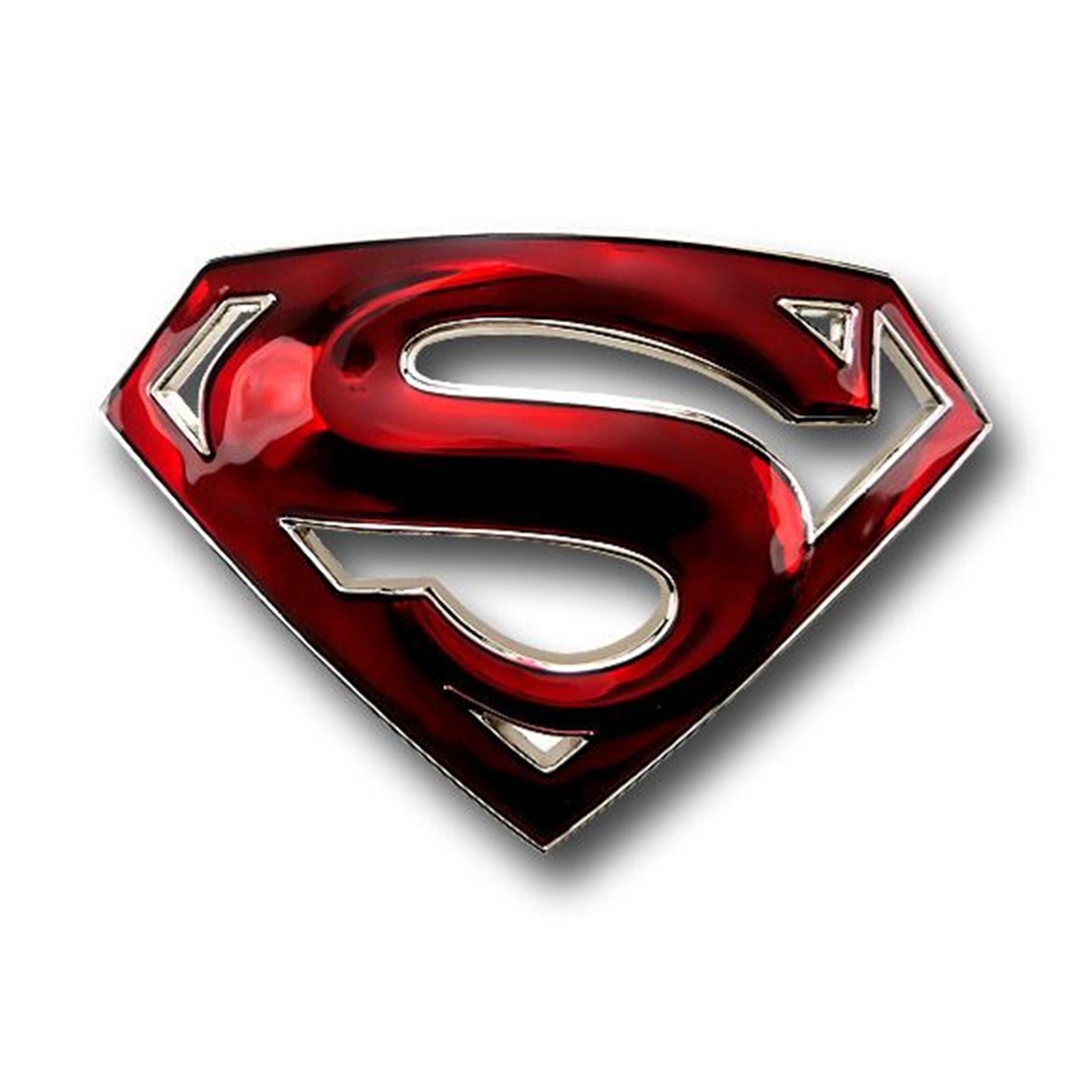 Superman Returns Translucent Red Belt Buckle