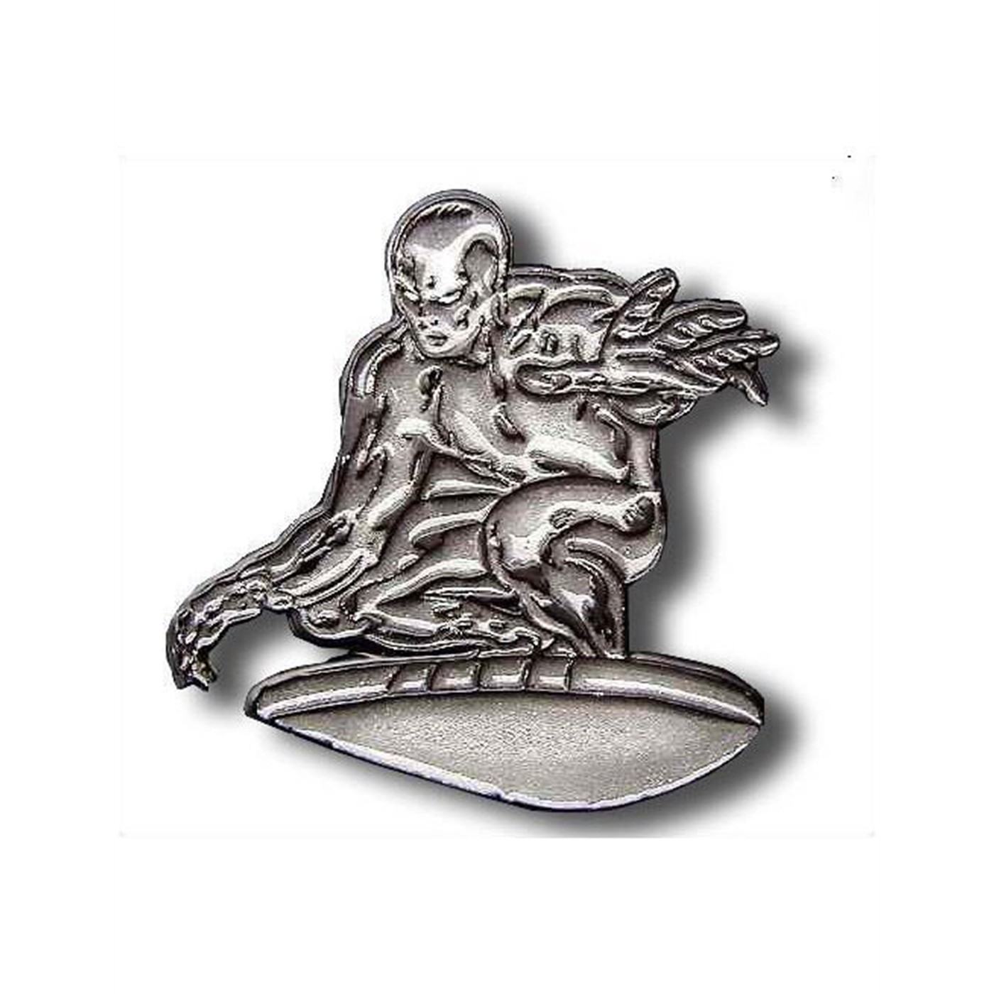 Silver Surfer Belt Buckle Pose