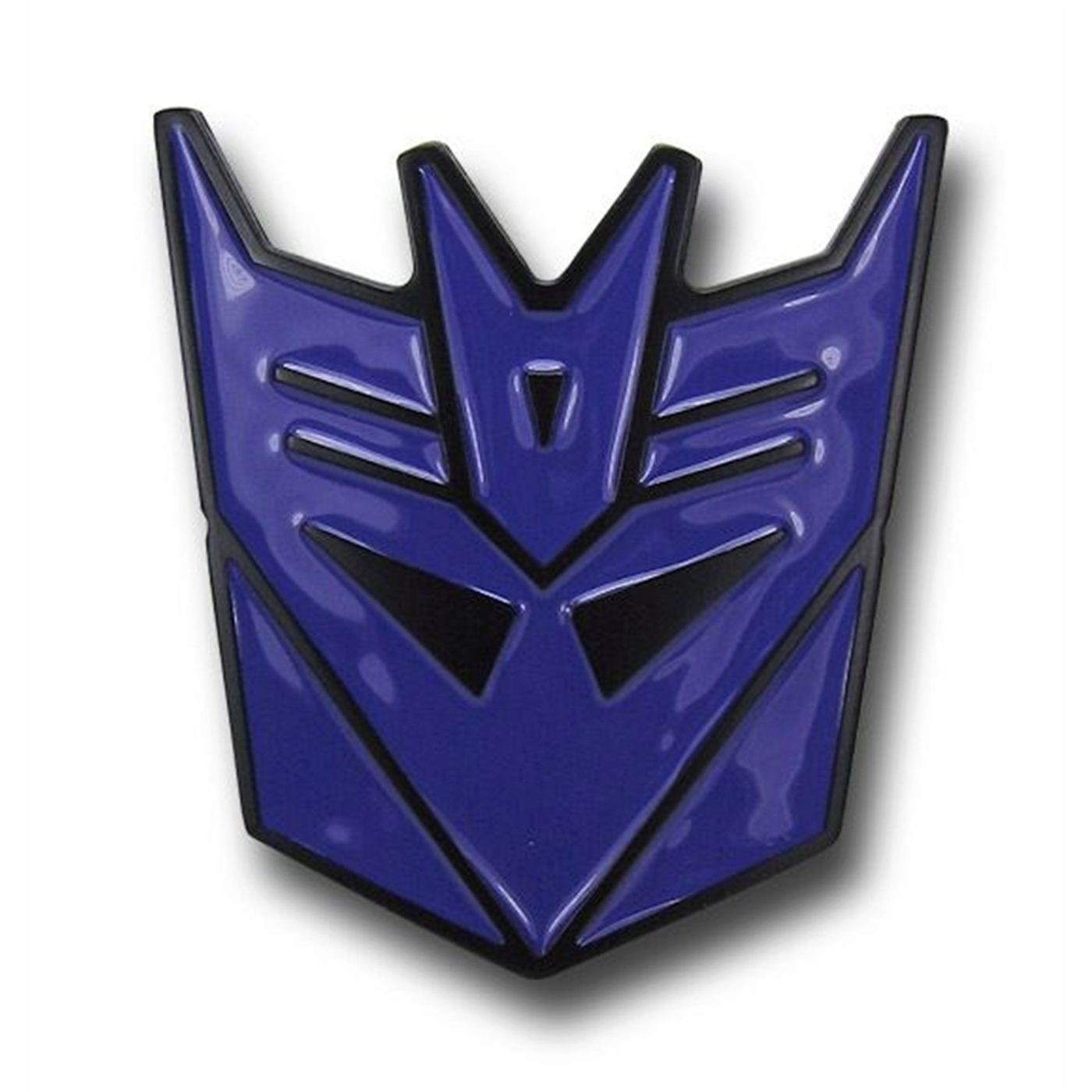 Transformers Decepticon Purple Symbol Belt Buckle