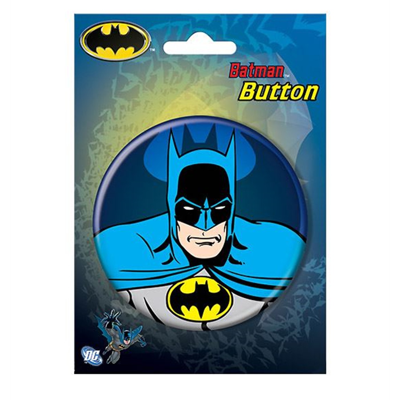 Batman Massive 3' Button, White