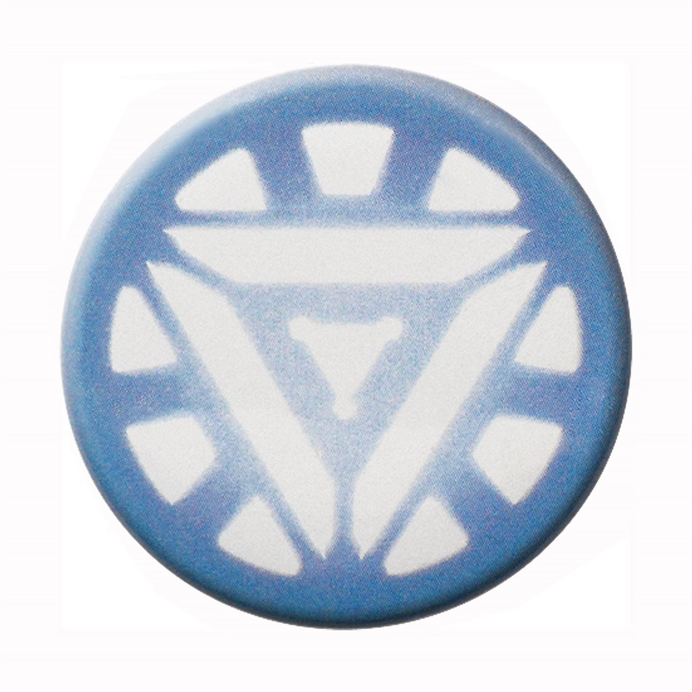 Iron Man Chest Arc Reactor Button, White