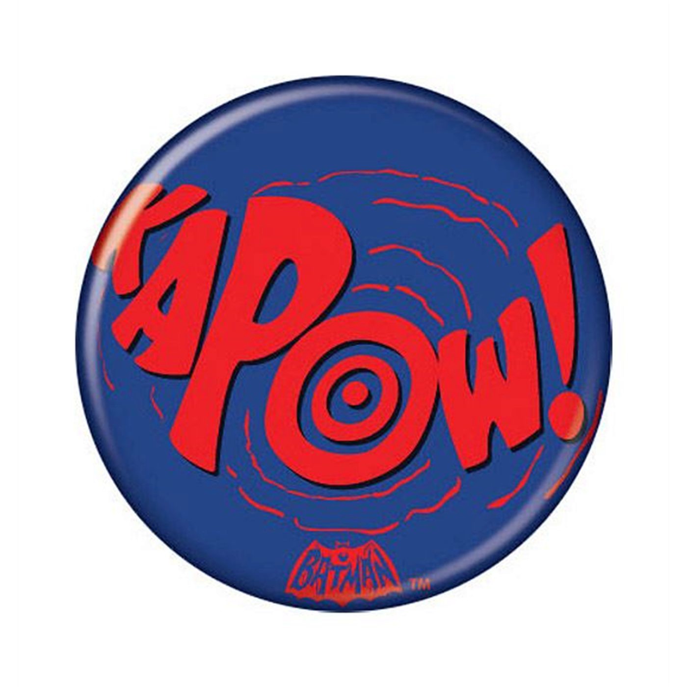 Batman 66 KAPOW! Button, Blue