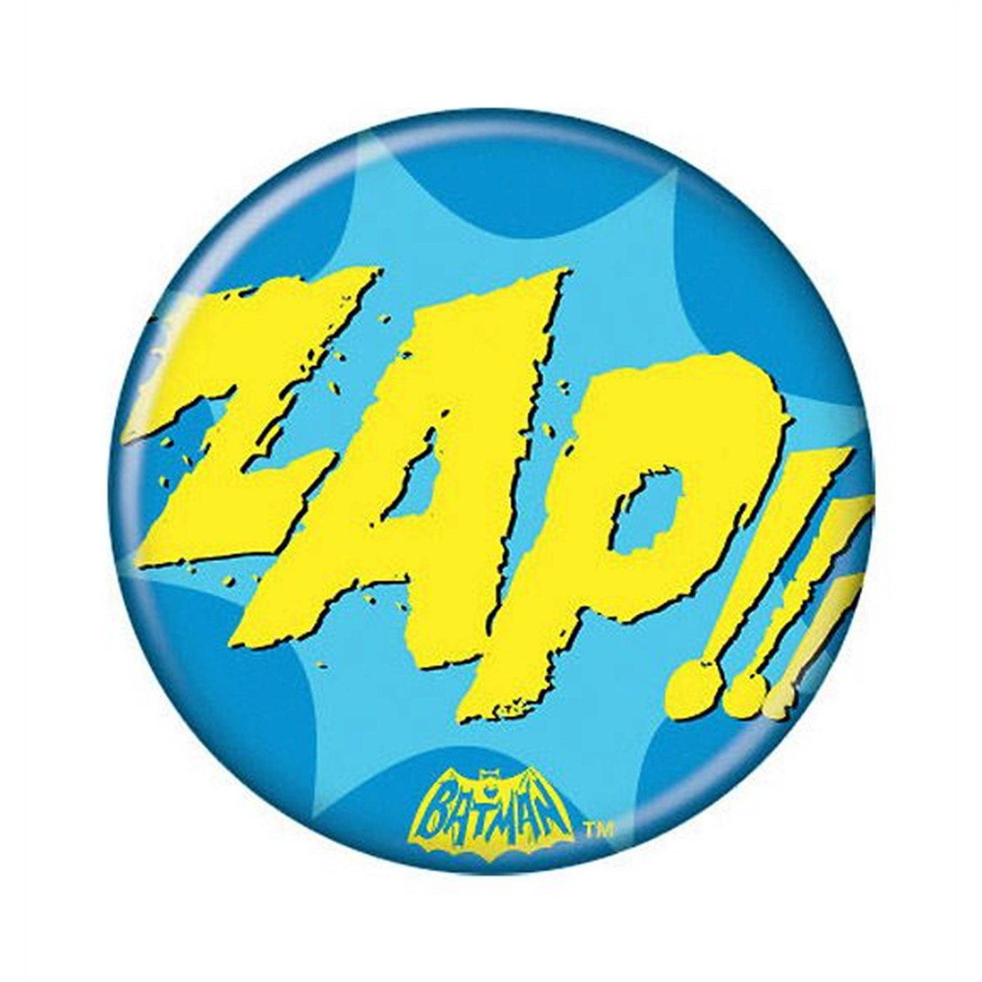 Batman 66 ZAP!!! Button, Blue