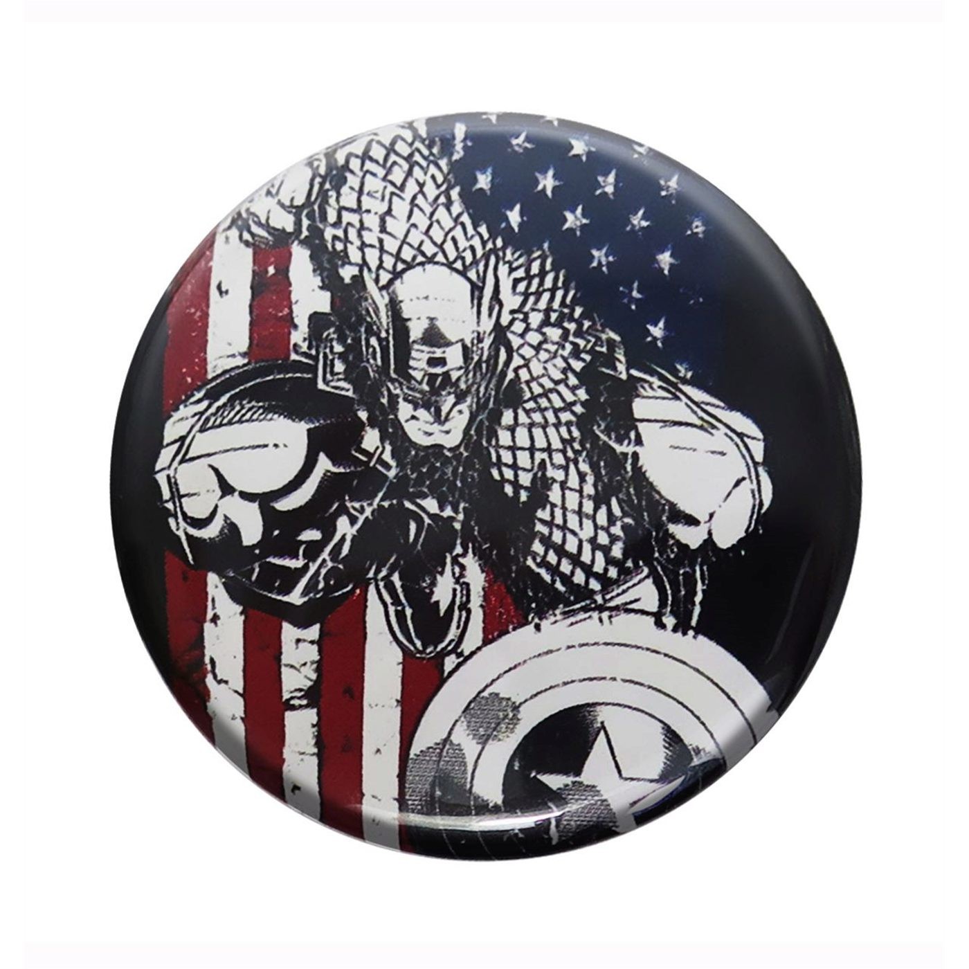 Captain America Patriot Button