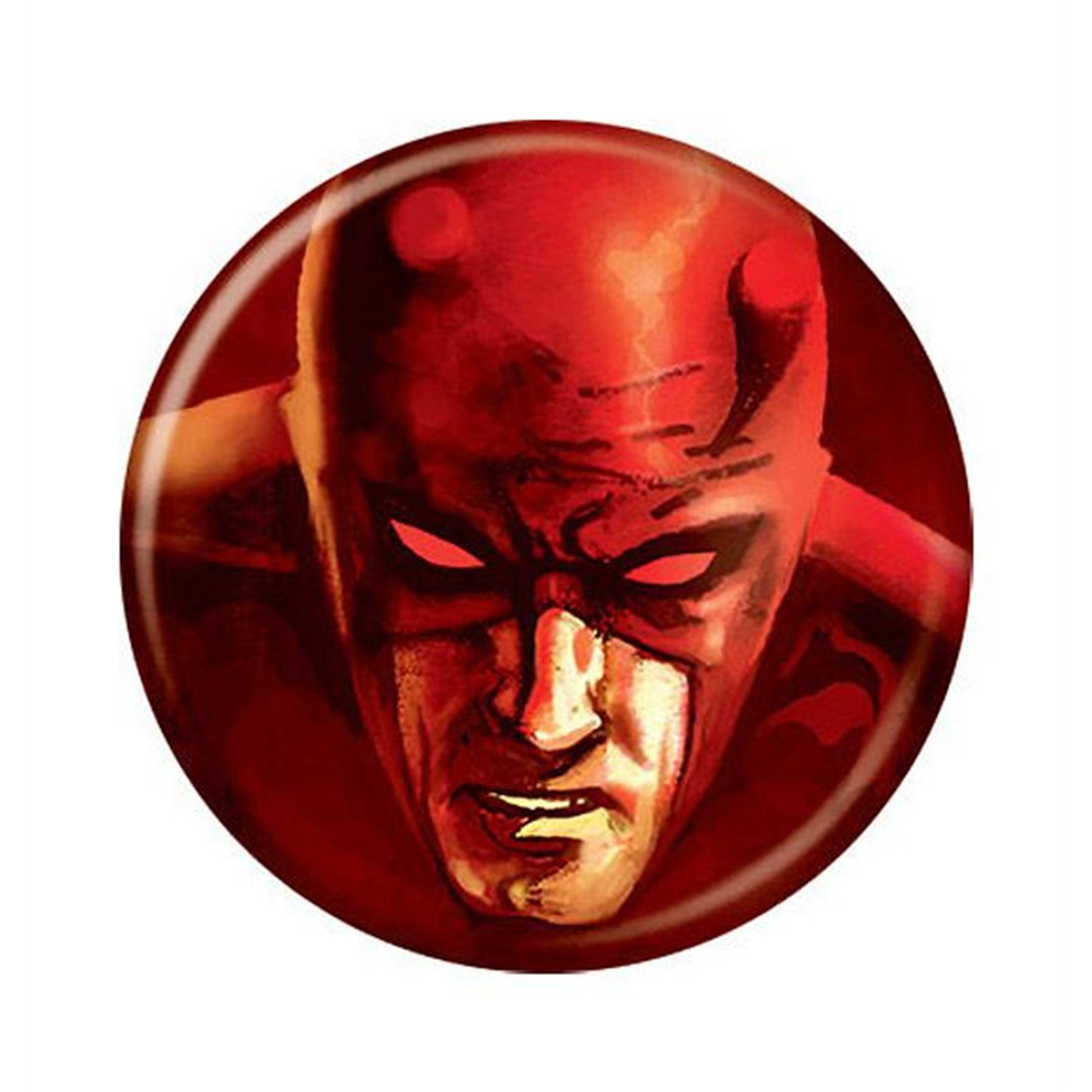 Daredevil Face Button, Red