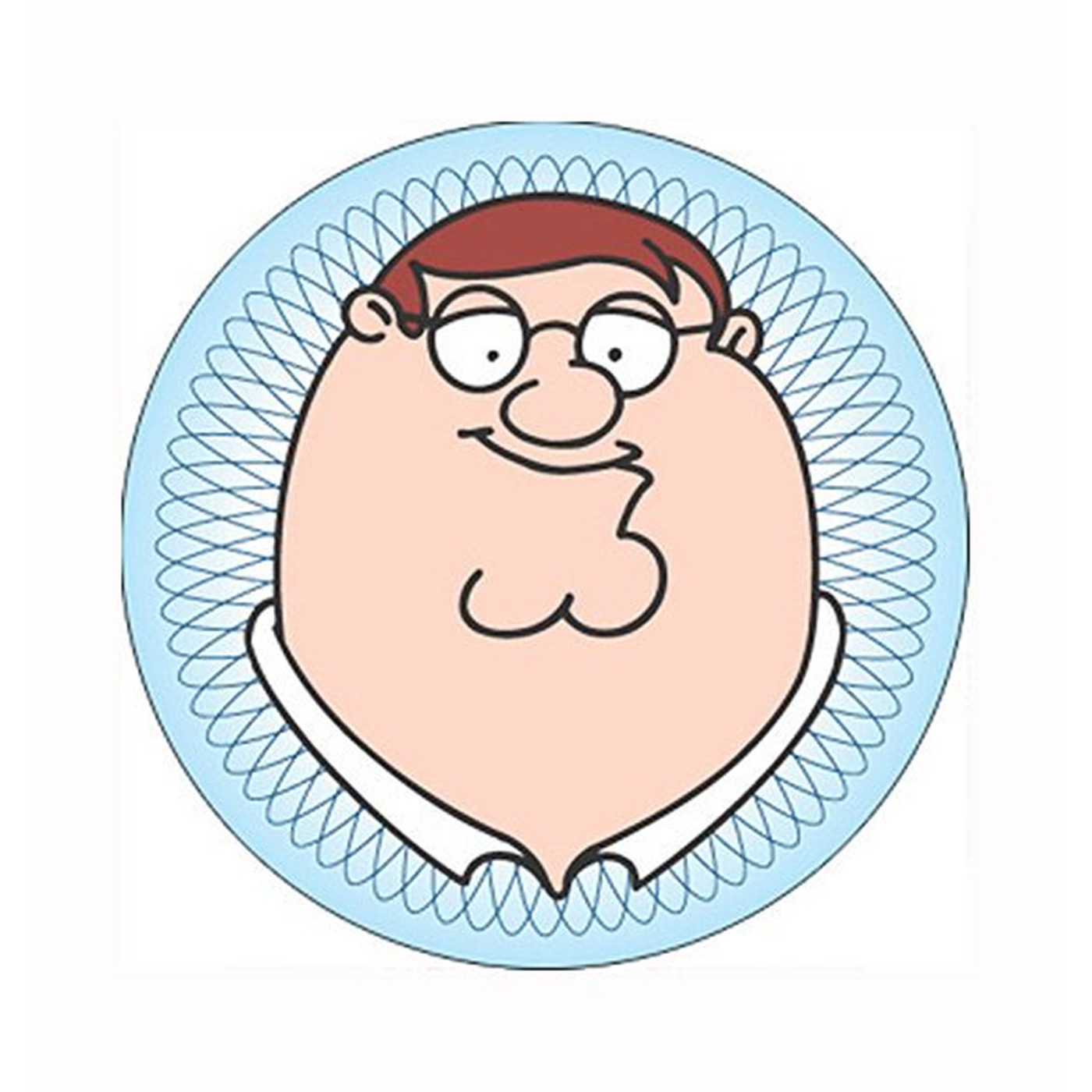 Family Guy Peter Button, Blue