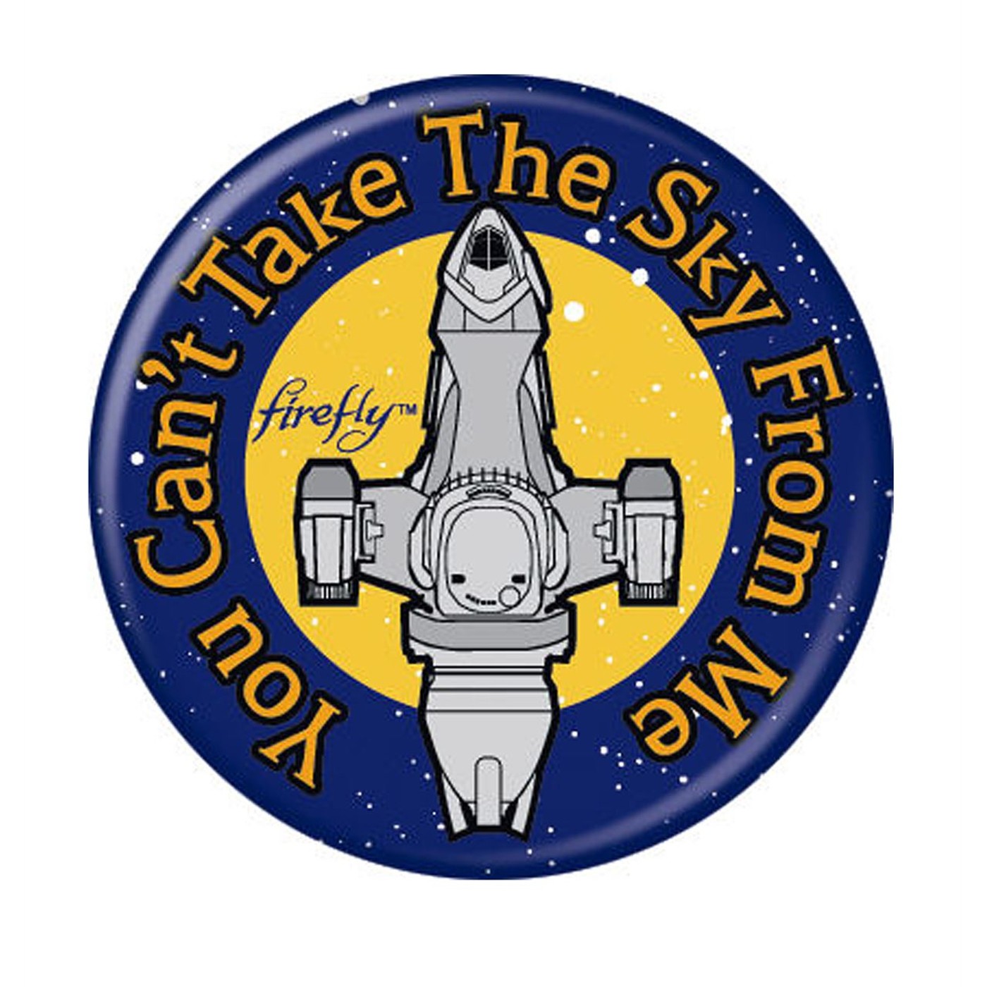 Firefly Serenity Aim Button, Blue