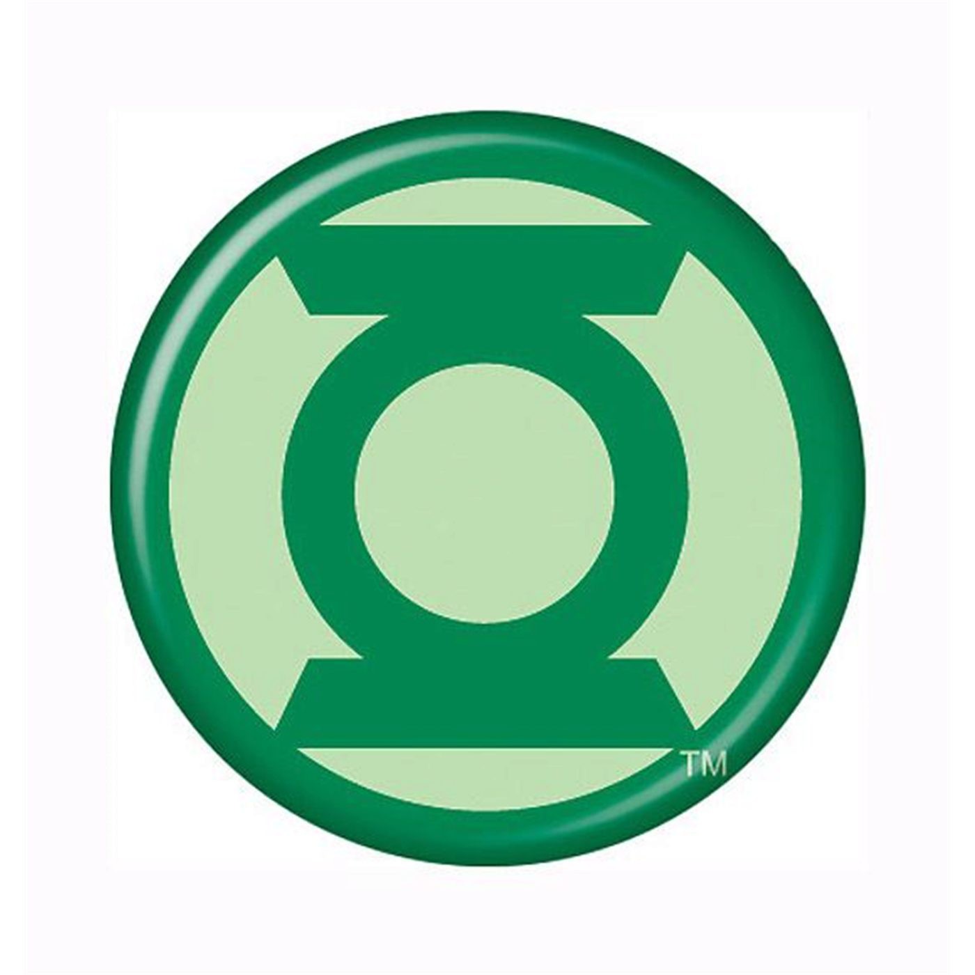 Green Lantern Modern Symbol Button, Green