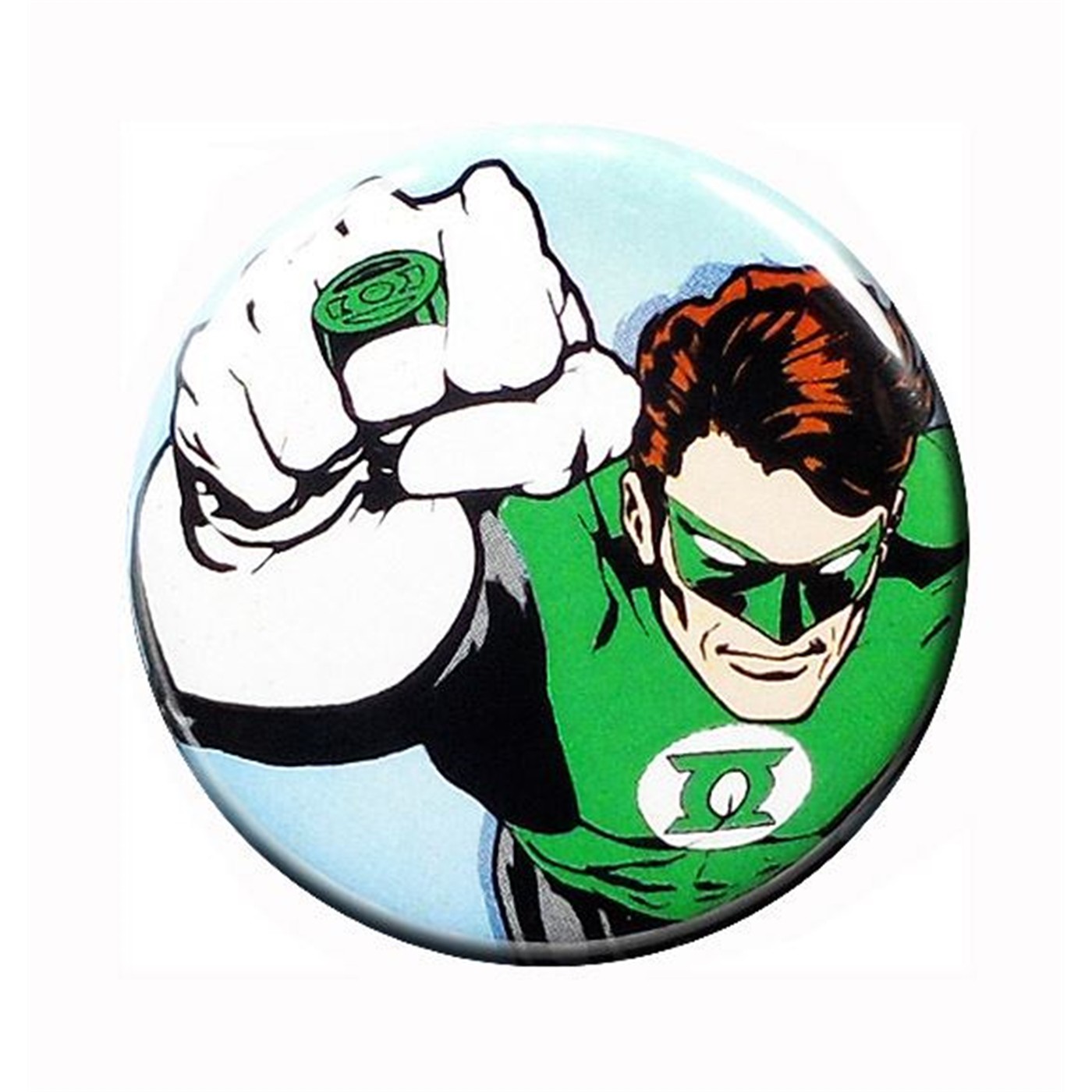 Green Lantern Hal Has the Power Button, White