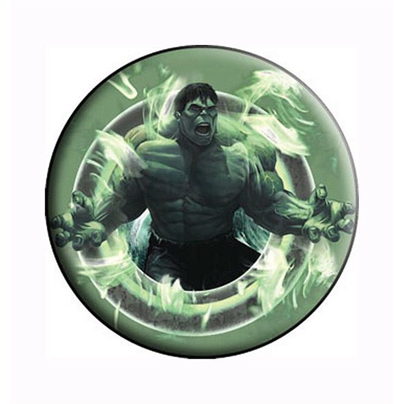 Hulk Burst Button, Green