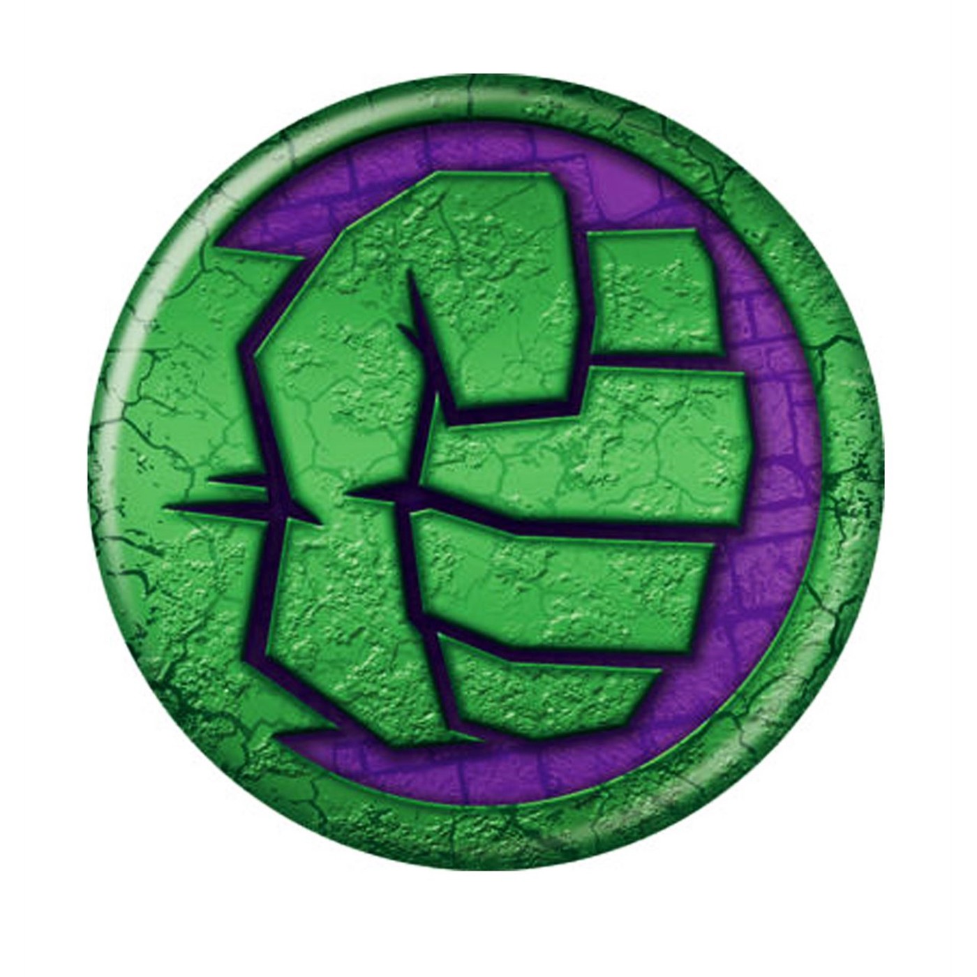 Hulk Gamma Fist Button, Green
