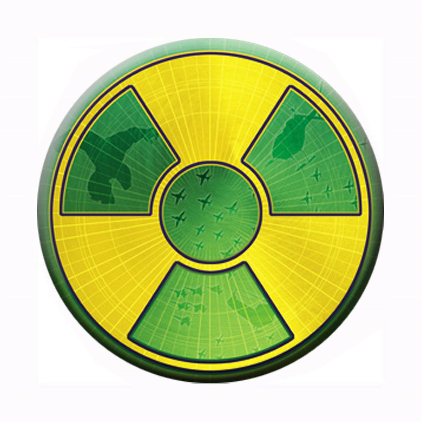 Hulk Radiation Button, Green
