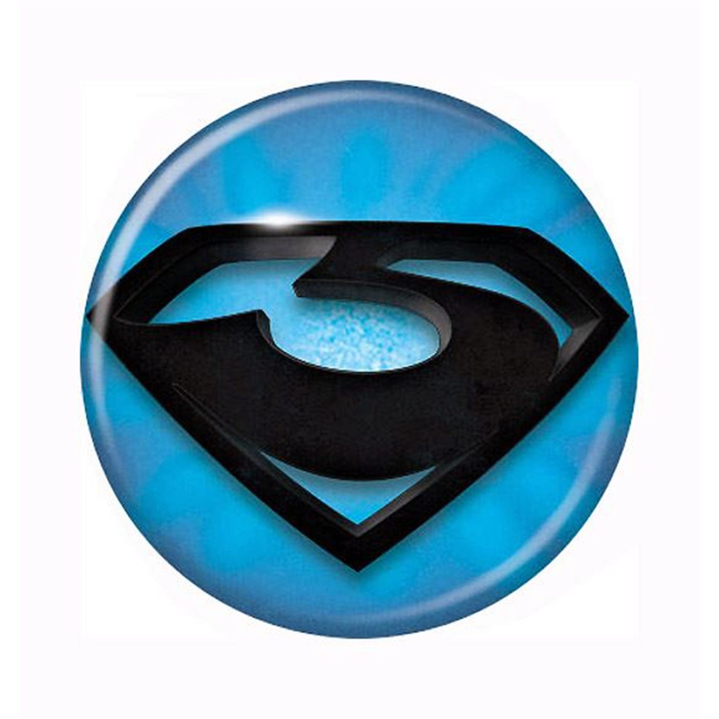 Superman Man of Steel Zod Symbol Button, White