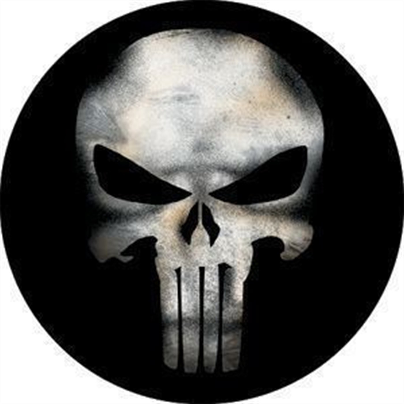 Punisher Movie Skull Button