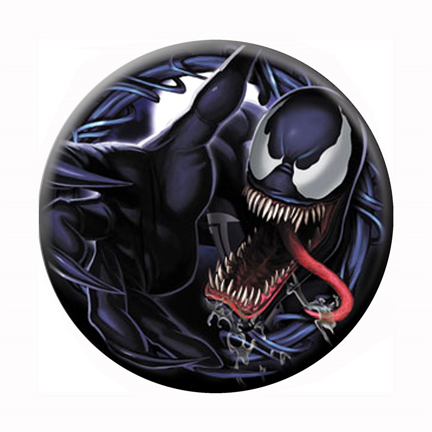 Venom Killer Button, White