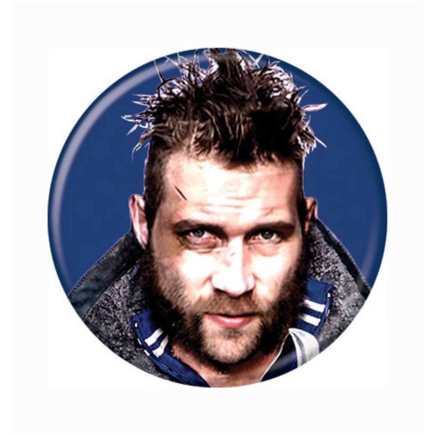 Suicide Squad Boomerang Button, Blue