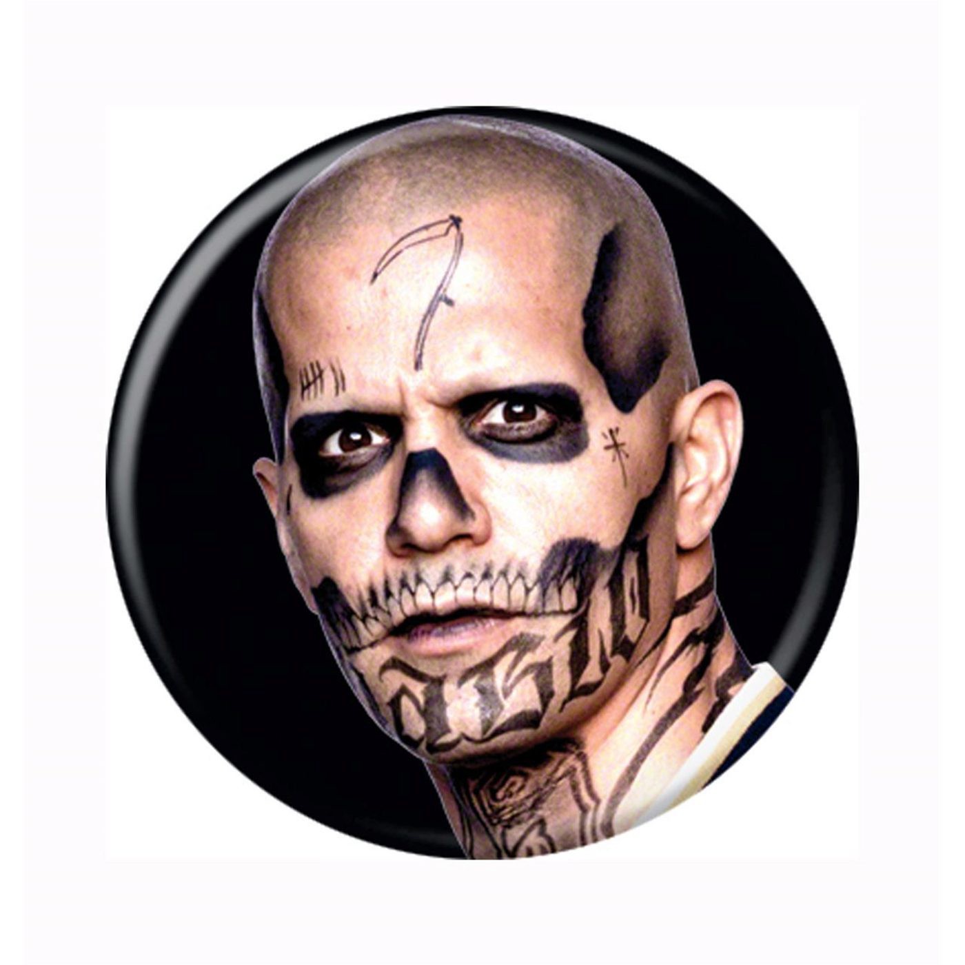 Suicide Squad Diablo Button, Black