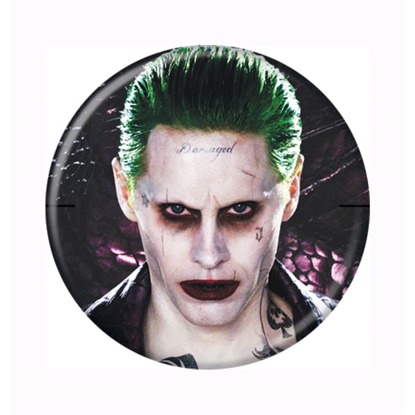 Suicide Squad Joker Button, Black