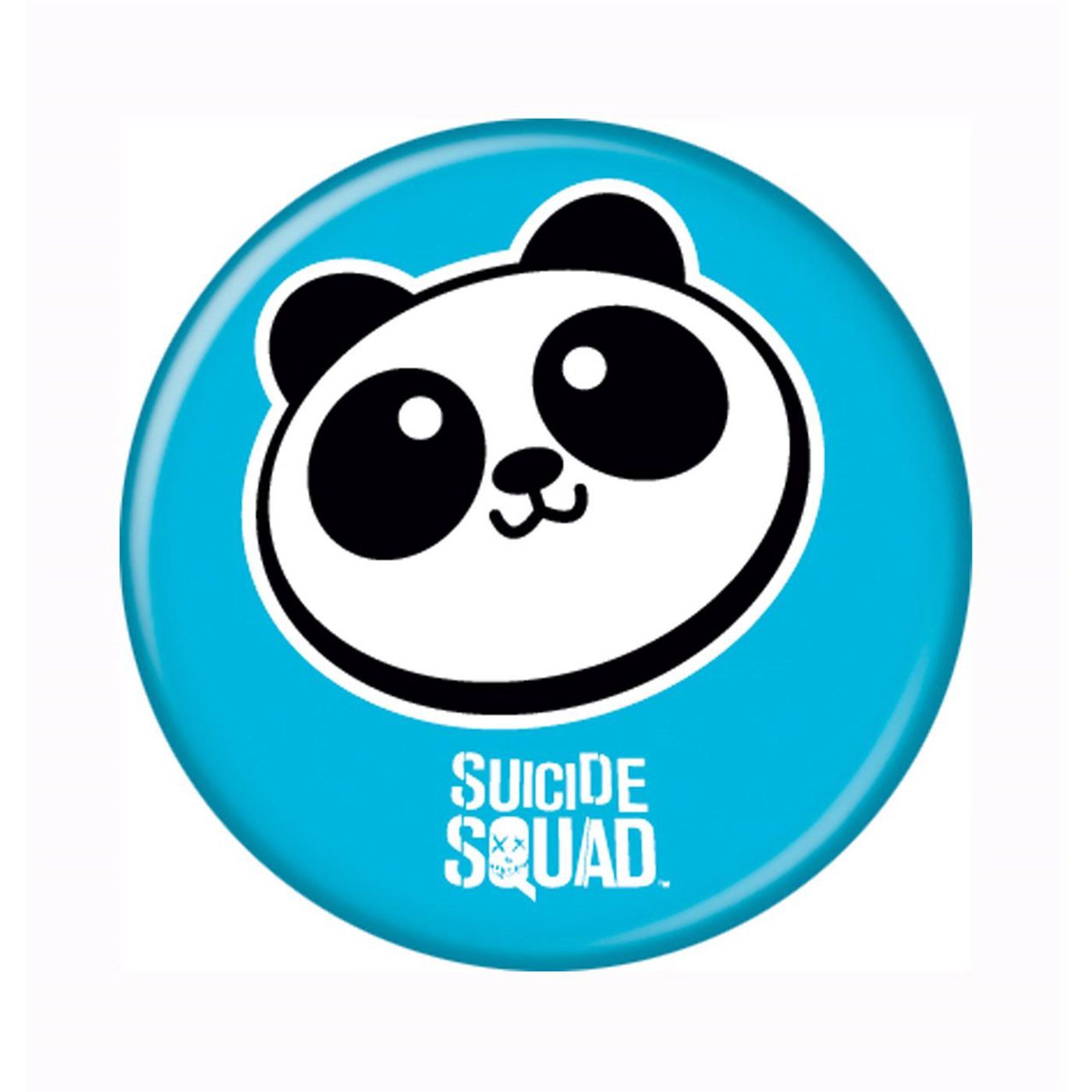 Suicide Squad Panda Button, Blue