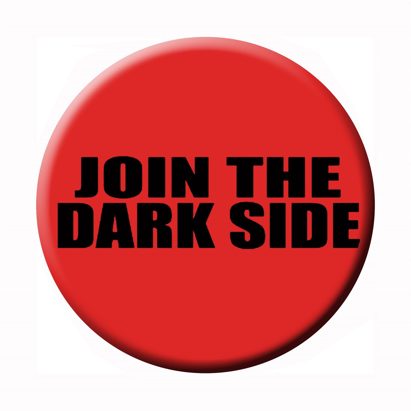 Join The Dark Side Star Wars Button, Orange