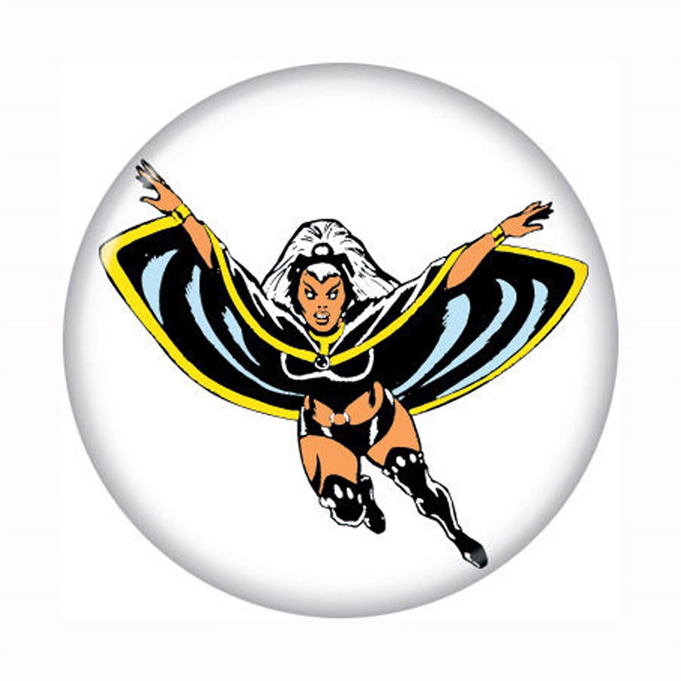 X-Men Storm Button, White