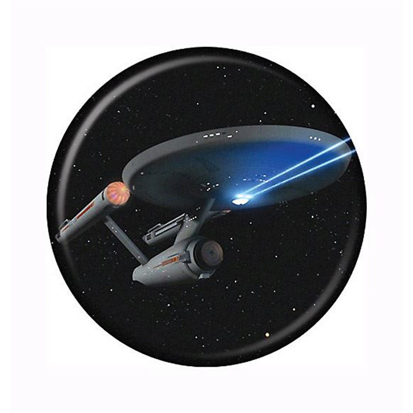 Star Trek Enterprise Phaser Attack Button, Black