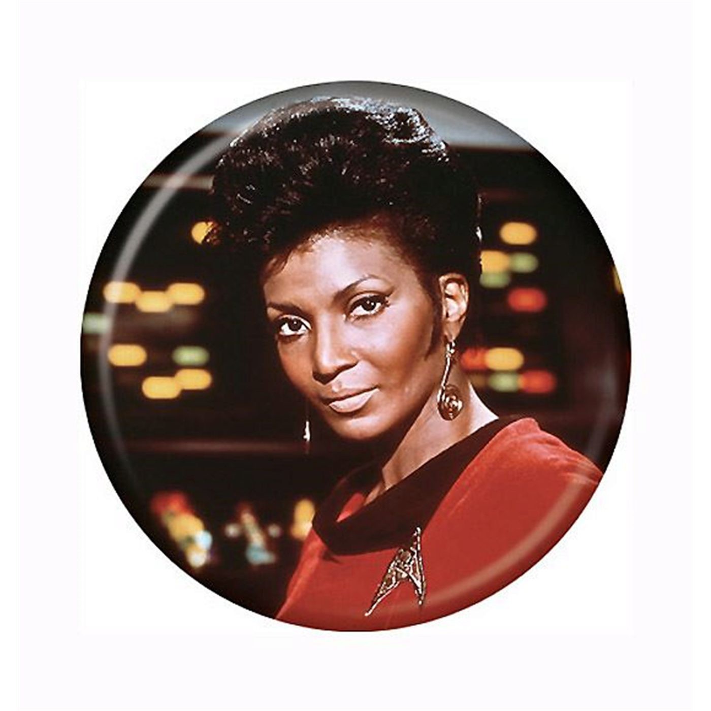 Star Trek Lieutenant Uhura Button, White