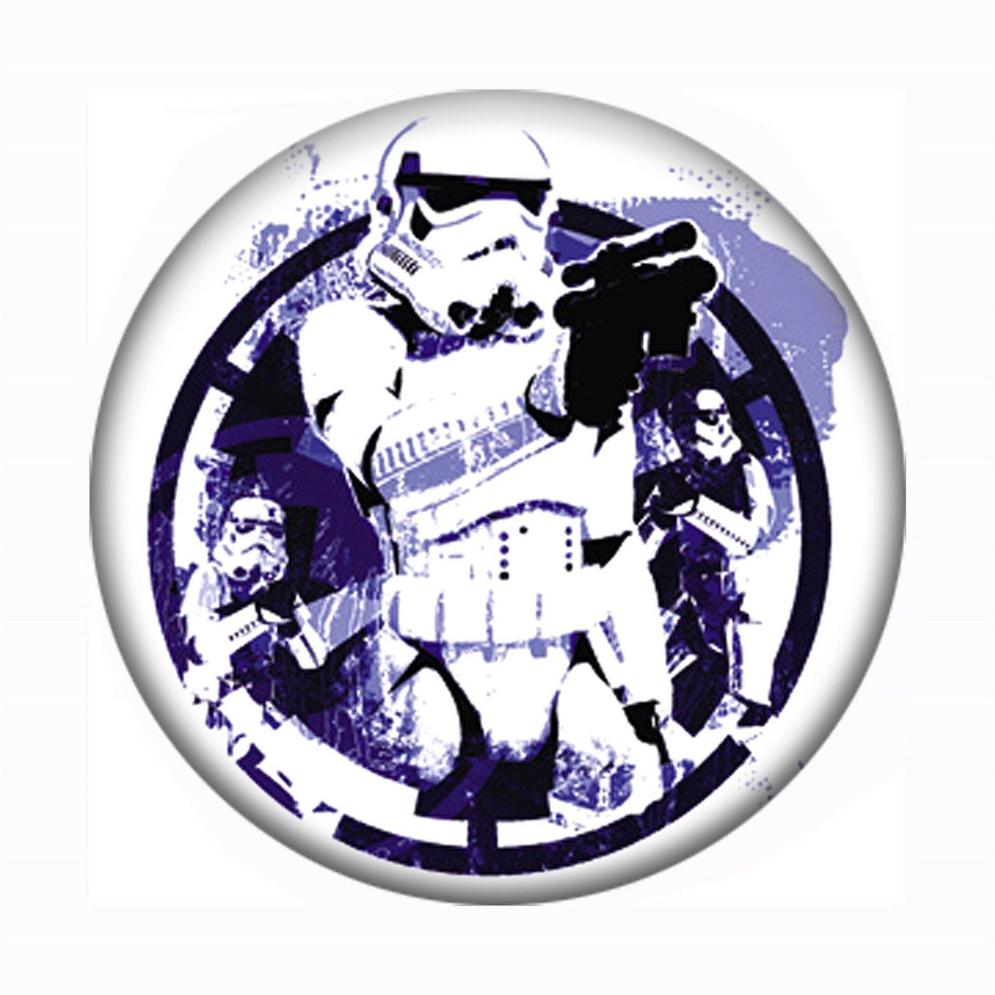 Star Wars Stormtrooper Shot Button, White