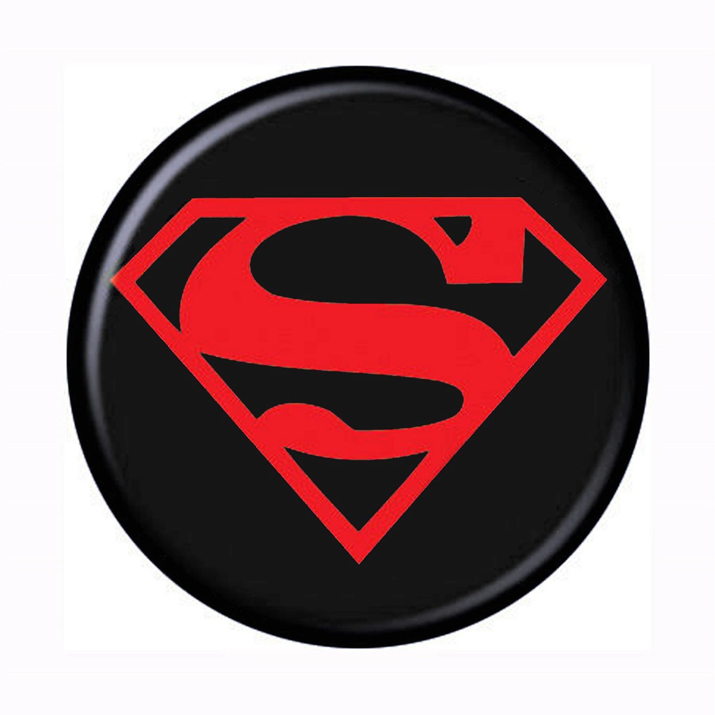 Superboy Symbol Button, Black
