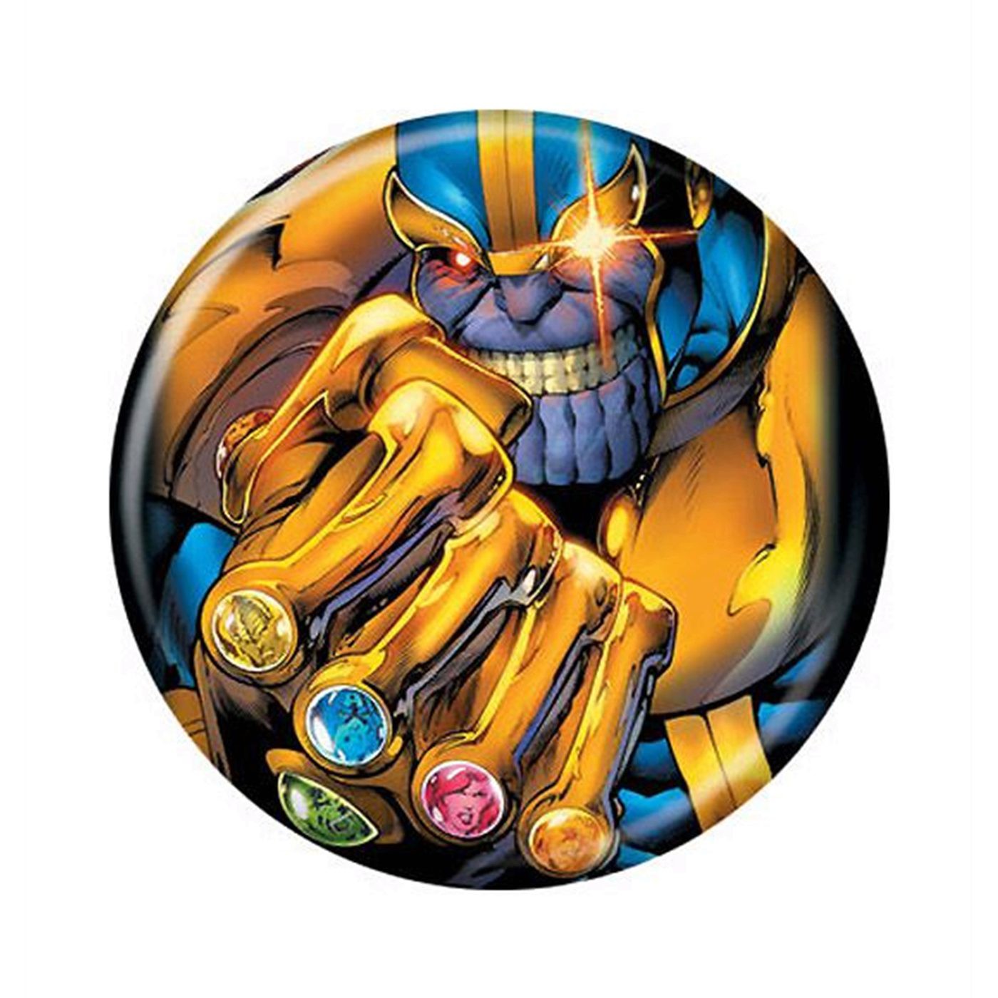Thanos Infinity Gauntlet Button, Yellow