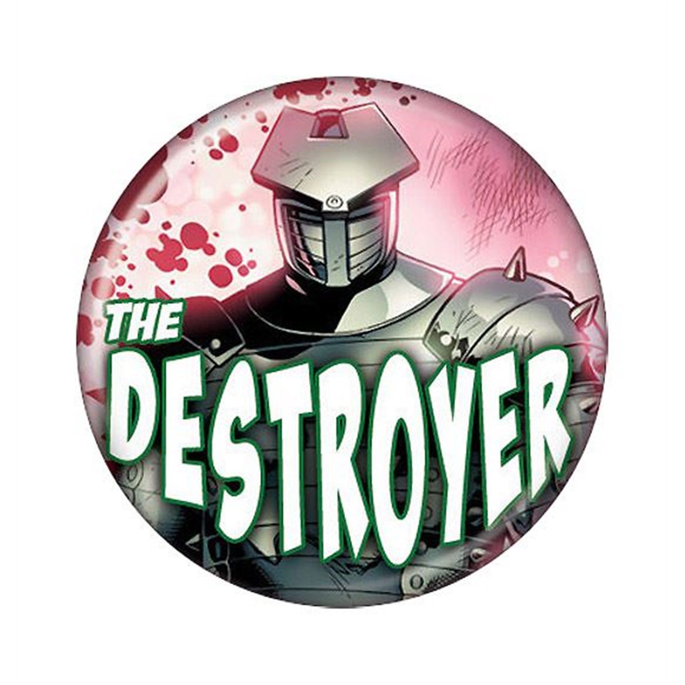 The Destroyer Button, White