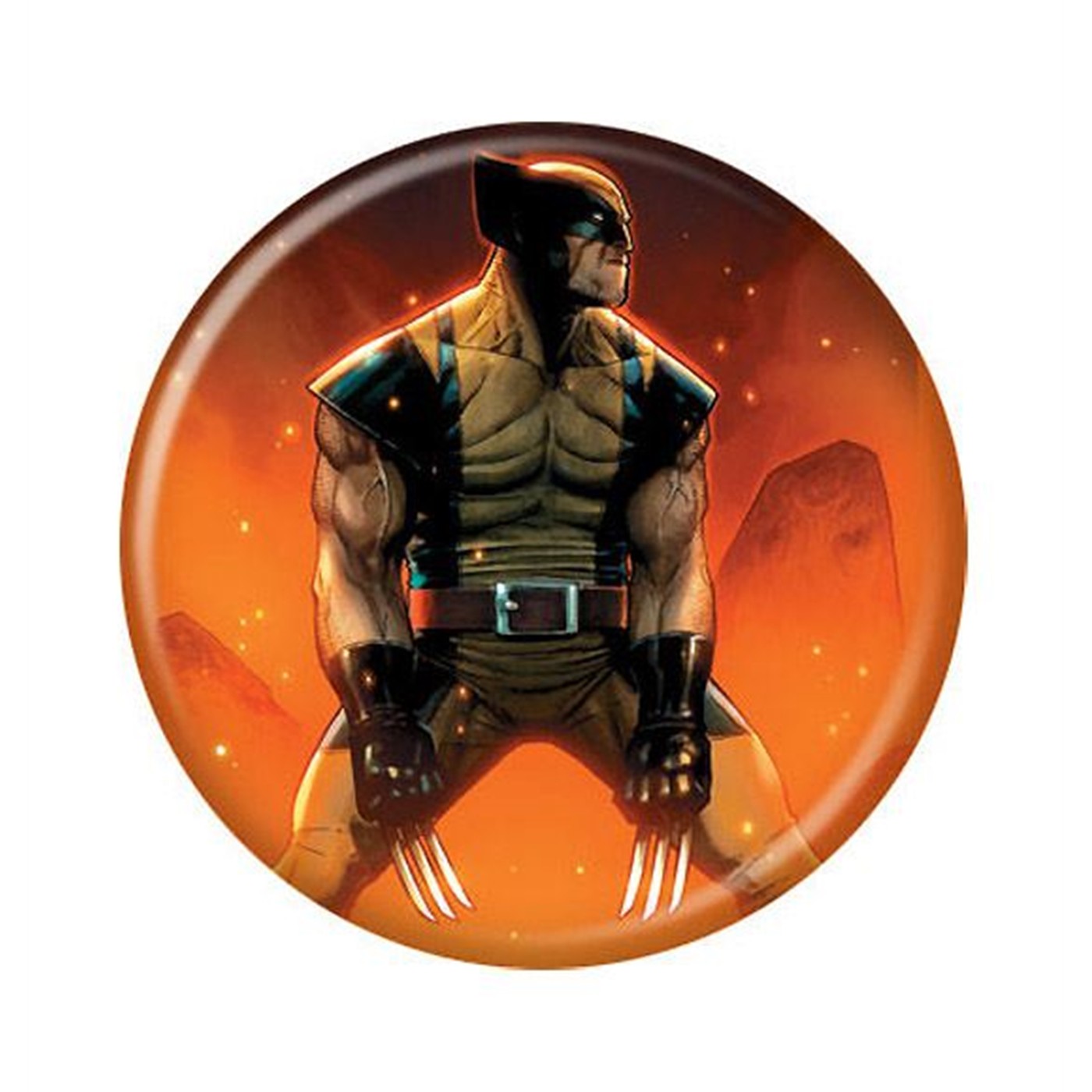 Wolverine Inferno Button, Orange