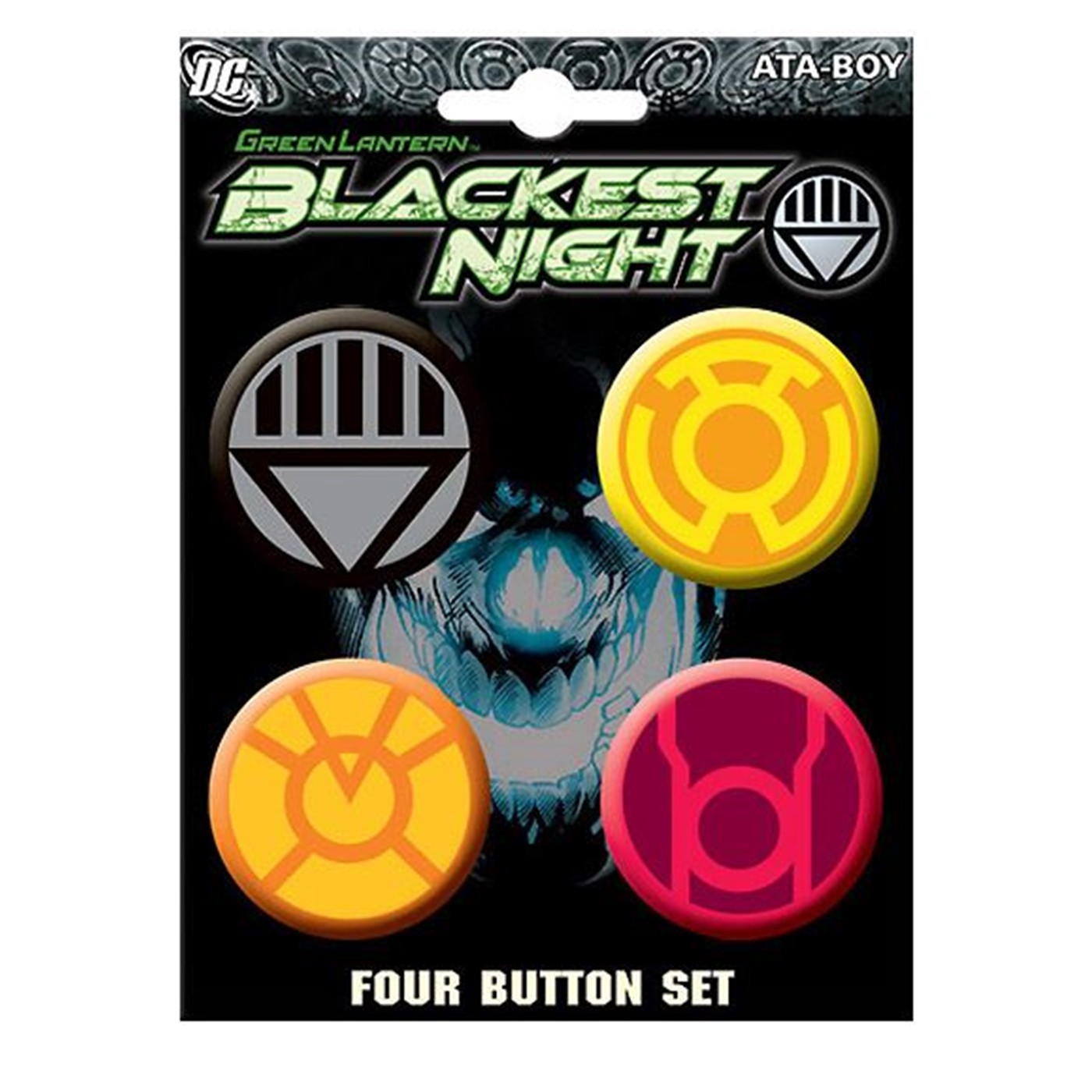 Blackest Night 4 Infrared Spectrum Button Set, Yellow