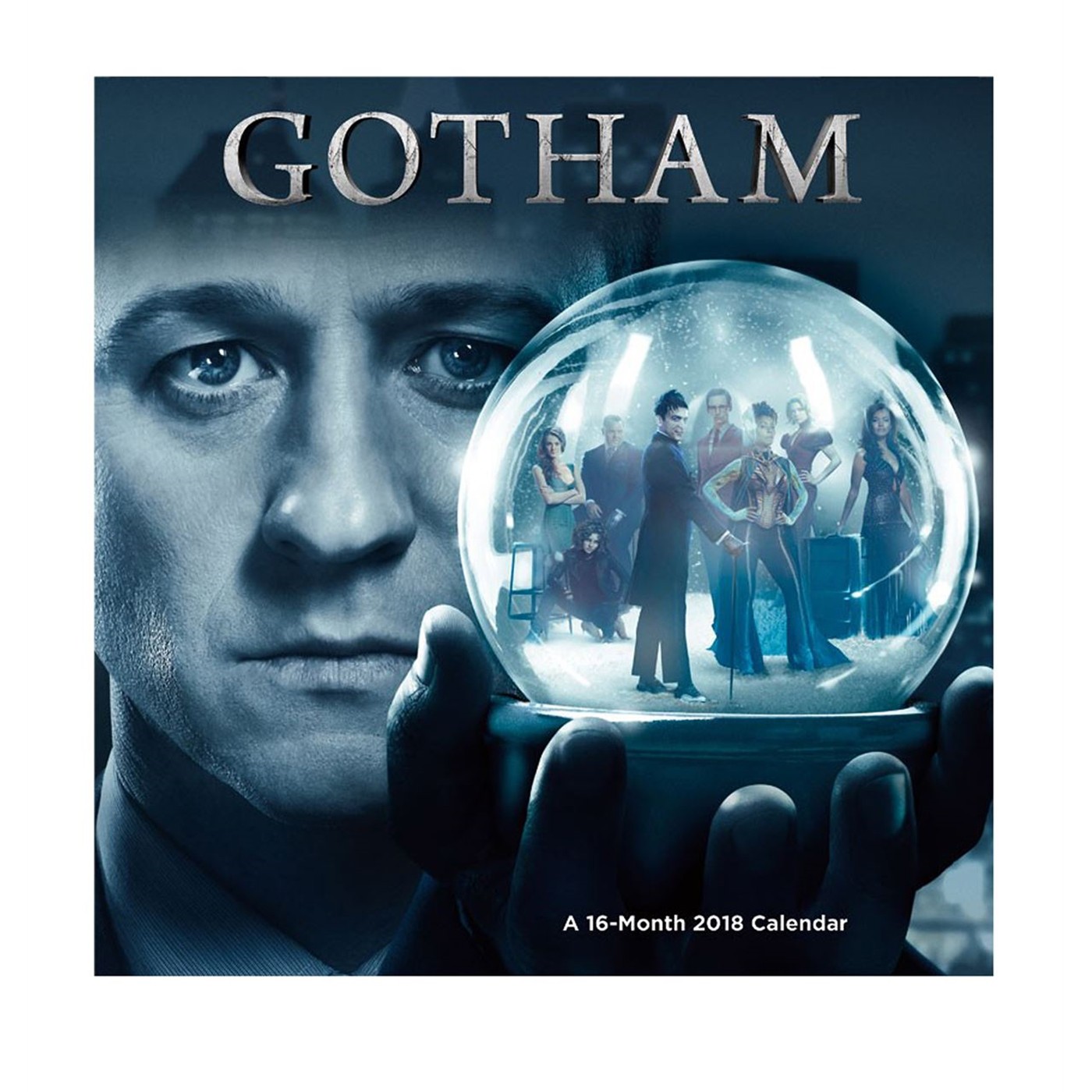 Gotham TV Series 16 Month 2018 Calendar, Blue