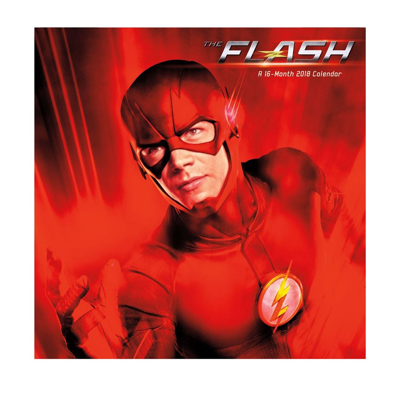 Flash TV Series 16-Month 2018 Calendar, Red