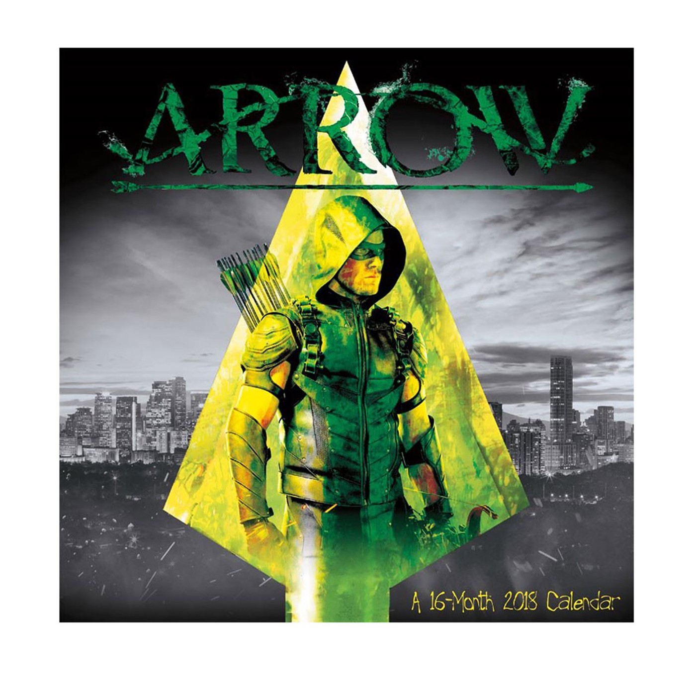 Arrow TV Series 16-Month 2018 Calendar, Green
