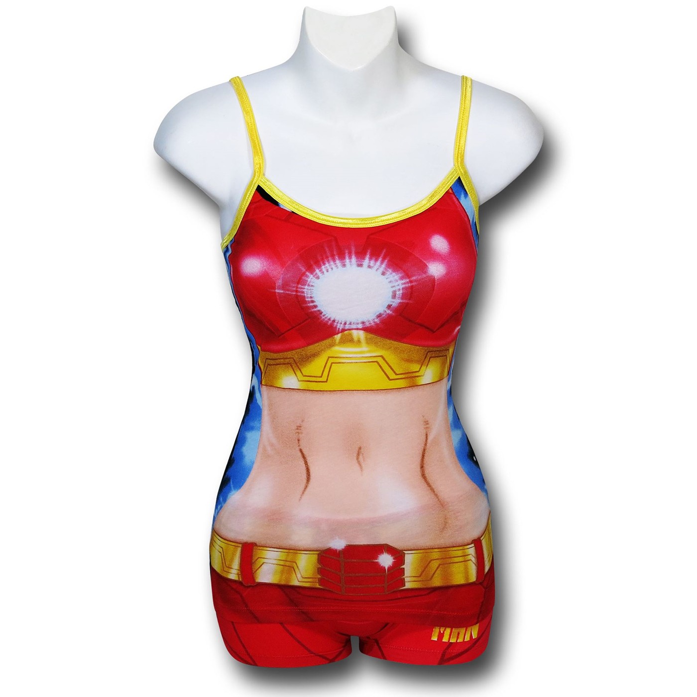 Iron Man Women's Cami & Boyshorts Set, Red