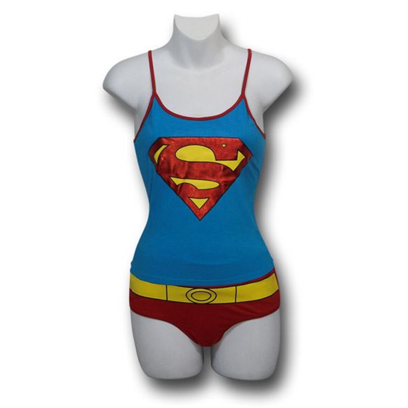 Supergirl Cami and Panty Set, Blue