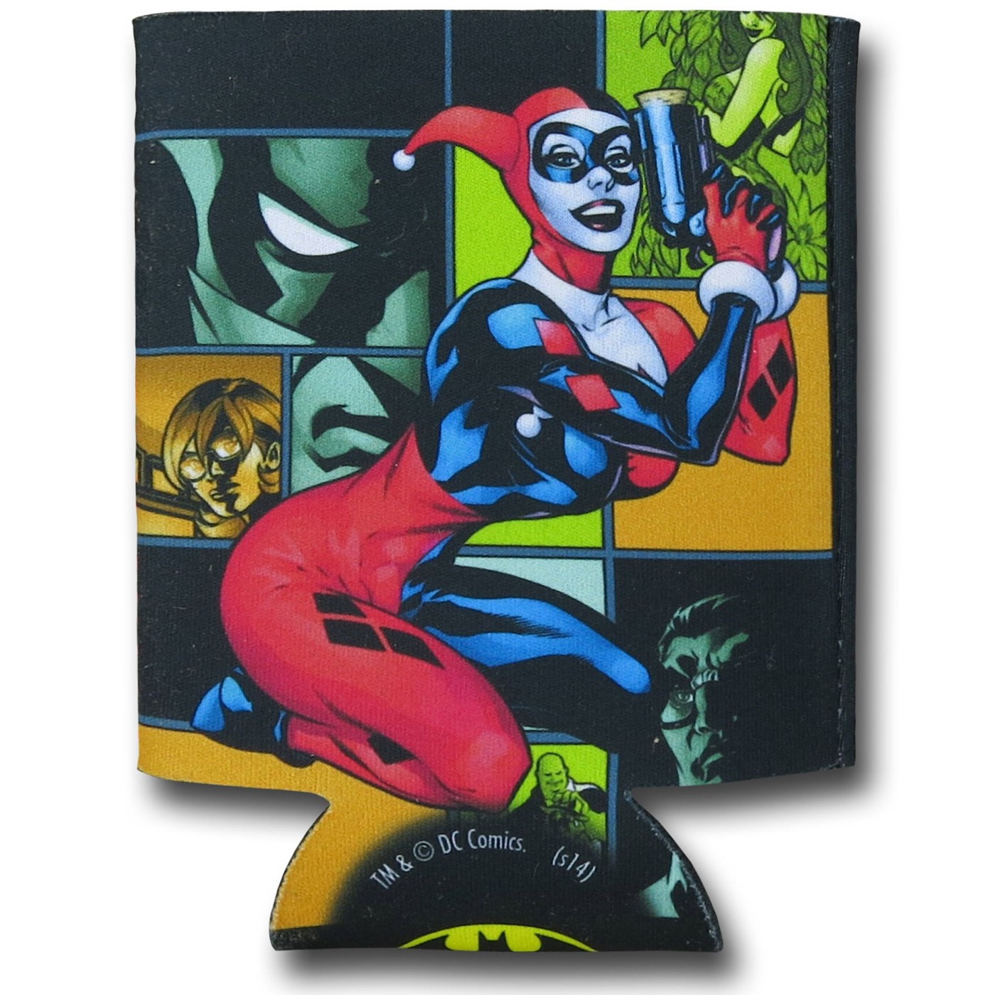 Harley Quinn Cork Gun Can and Bottle Cooler, Black