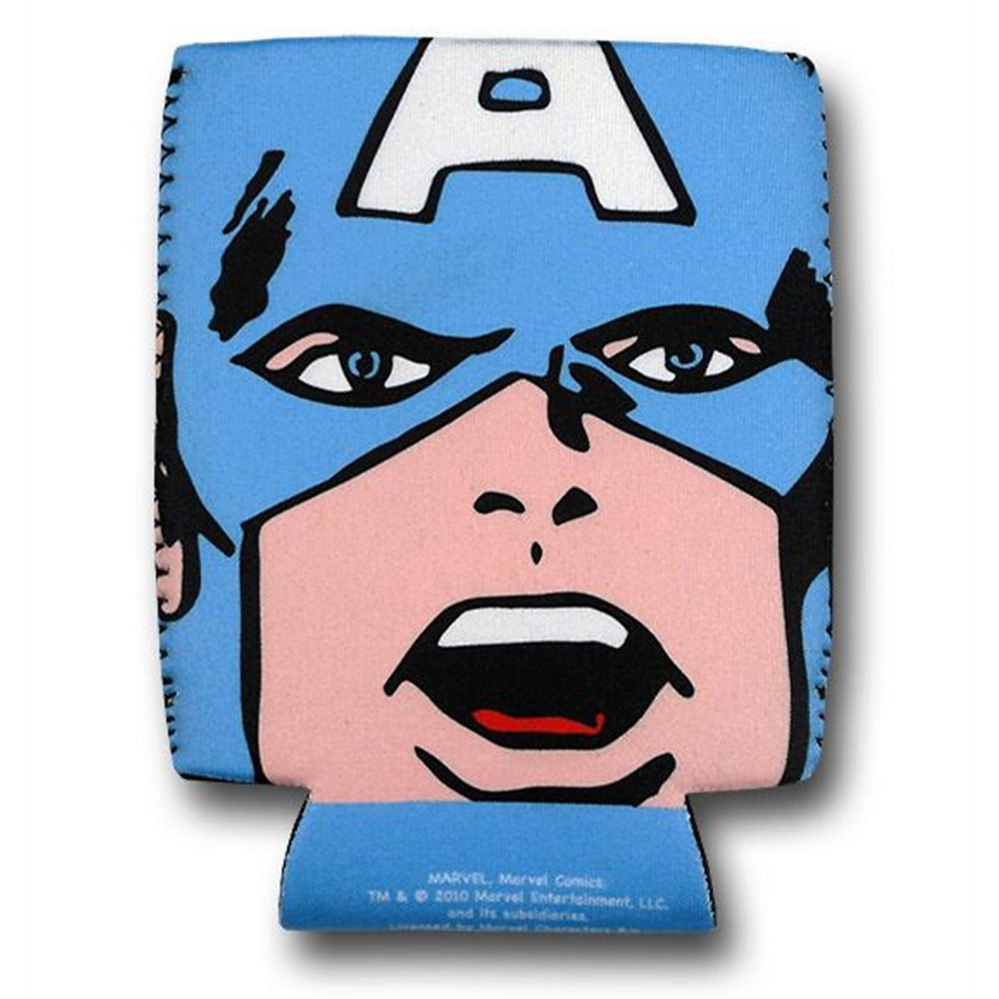 Captain America Bottle and Can Hugger, Blue