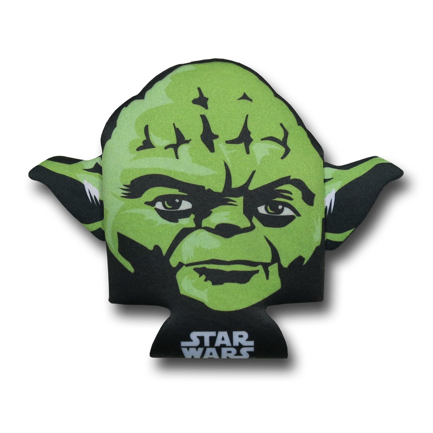 Yoda Can and Bottle Cooler with Ears, Green